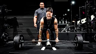 Chris Heria tests his max squat dead and bench Does calisthenics have carry over to powerlifting [upl. by Asirac]