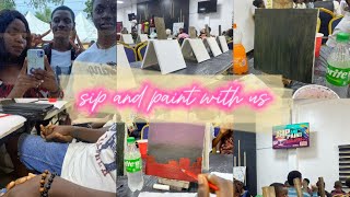 Sip and paint with us  A weekend in our life [upl. by Nylyrehc]