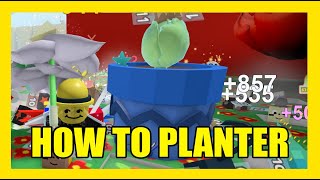 HOW TO GET ALL PLANTERS FAST Bee Swarm Simulator BEESMAS UPDATE [upl. by Mikael]