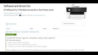 HP Officejet Pro 7740 printer setup  Unbox HP Officejet Pro 7740 printer  WiFi setup [upl. by Cynthla198]