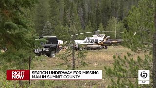 Search underway for missing man in Summit County [upl. by Muraida]