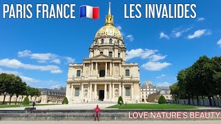 The Les Invalides and the Eiffel Tower Paris France  Loves natures beauty [upl. by Idnaj373]