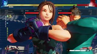 SFV Final Season  Akira Combos Video  700 Max Damage [upl. by Ottavia]