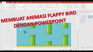 Membuat Animasi Flappy Bird dengan Powerpoint [upl. by Ainosal]