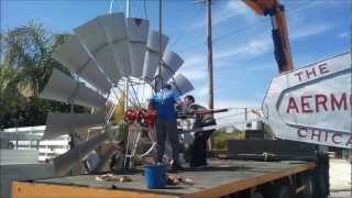 aermotor windmill in Cyprus salty [upl. by Ledah708]