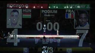 ECH 2010 Leipzig Mens Epee Final BOCZKO HUN vs LUCENAY FRA [upl. by Ennovahs]