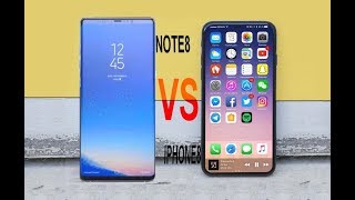 Samsung Galaxy Note 8 VS iPhone 8  Full Comparison [upl. by Maurine432]