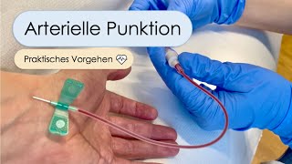 Arterielle Punktion  Schritt für Schritt Allen Test arterielle BGA Aradialis Tipps und Tricks [upl. by Kippy952]