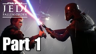 Star Wars Jedi Fallen Order  Bracca Escape No Commentary  Part 1 [upl. by Maynord735]