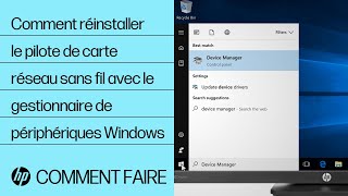 Comment réinstaller le pilote de carte réseau sans fil avec le gestionnaire de périphériques Windows [upl. by Giesser]