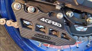 Noisy Tenere 700 Chain Guide Acerbis [upl. by Pavyer]