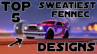 Top 5 SWEATIEST Fennec Designs In Rocket League [upl. by Crescin987]