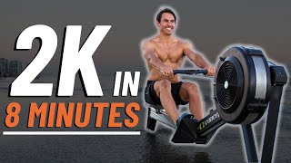 BEAT 8 Minutes for a 2K Row Follow along training [upl. by Petulah]