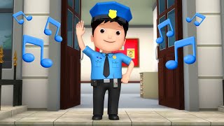 🚨 Fun Police Song for Kids  Simple and Catchy Childrens Music  Police Officers Are Great [upl. by Israeli]