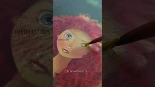 Merida was a WITCH 🤫 Evil Disney pt2 shorts art creative disney [upl. by Ednalrym244]