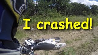 Motorcycle crash then pass out and snore [upl. by Grobe258]