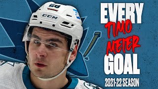 Every Timo Meier Goal From The 202122 NHL Season [upl. by Netsirhc]