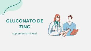 Gluconato de Zinc suplemento mineral  Drug Rx Información SpanishEspañol [upl. by Pepper]