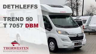 Dethleffs Trend 90 T 7057 DBM  REISEMOBILE THORWESTEN [upl. by Eloken]