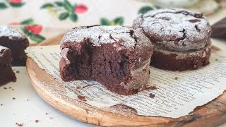 GATEAU AU CHOCOLAT SANS GLUTEN SANS FARINE SANS SUCRE 2 ingrédients [upl. by Buttaro]