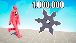 1000000 DAMAGE SAMURAI vs RANDOM UNITS  TABS  Totally Accurate Battle Simulator 2024 [upl. by Belding]