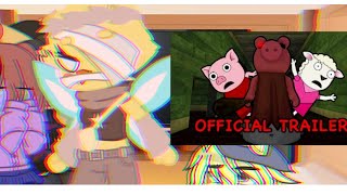 Piggy React to Pepper vs Piggy Chapter One  OFFICIAL TRAILERFt olsxzz and Eriwastaken2137 [upl. by Saihtam]