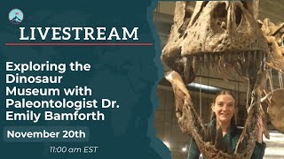 Exploring the Dinosaur Museum with Paleontologist Dr Emily Bamforth [upl. by Yssirhc]