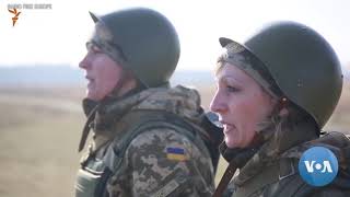 Ukrainian Women Soldiers on the Battlefield Changing Perceptions of Gender Roles in Warfare [upl. by Nepean572]