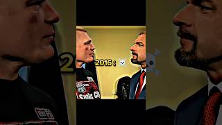 BROCK LESNAR amp TRIPLE H 😡💀  THEN VS NOW EDIT 🔥🔥 shorts shortvideo [upl. by Enalahs]