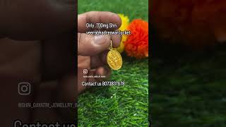 Shri Veerabhadreswar Locket 70mg india astrology jewelsofindia hanumanji love jewelleryindia [upl. by Asirram573]