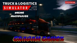 TRUCK amp LOGISTICS SIMULATOR PS5 MULTIPLAYER ONLINE TRUCKINGğŸš›ğŸššğŸ›»LIVESTREAM grahamgamez [upl. by Danyluk]