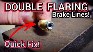 How To Double Flare Brake Lines  Easy amp Inexpensive DIY Repair [upl. by Nalepka]