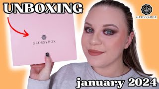 GLOSSYBOX JANUARY 2024 SPOILERS 😱  AD  makeupwithalixkate [upl. by Tertias810]