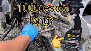 nagdadrag na takbo ng motor maaring ito dahilan  CVT cleaning linis pang gilid gamit ang degreaser [upl. by Michel27]