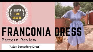 Cashmerette Club Franconia Dress Pattern Review [upl. by Craddock]