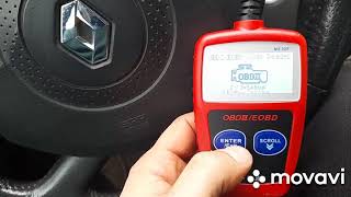 MS309 MaxiScan OBD2 autódiagnosztikai műszer teszt [upl. by Arrej]