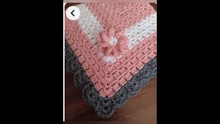 Crocket baby blanket 2024 shorrs [upl. by Yruam]