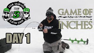 Game Of Inches  Ice Fishing Competition  Team CSO  Day 1 [upl. by Karla]