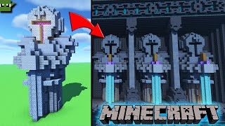 How to Build an Epic Statue in Minecraft [upl. by Daile]