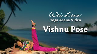 Stretch and tone the thigh muscles easily with Vishnu Pose  Wai Lana Yoga [upl. by Dougie]