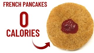 0 CALORIE FRENCH PANCAKE RECIPE  0 CALORIE BREAKFAST RECIPE [upl. by Abehshtab]