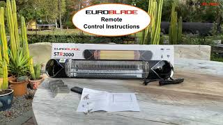 Euroblade Heater Remote Control Guide [upl. by Bil]