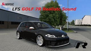 lfs Live for Speed  GOLF 7R Line DSG  Pops and Bangs  realistic sound  MK7 [upl. by Domenech721]