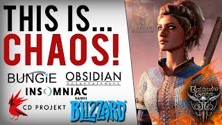 Insomniac Blizzard Obsidian Devs Attack Baldurs Gate 3 Scope Call it quotRockstarLike Nonsensequot [upl. by Acima]