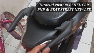 Tutorial BEAT STREET LED NEW pasang Behel CBR [upl. by Lleira]