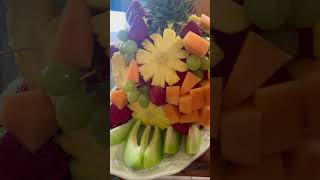 Edible Fruit Arrangements I made for graduation party [upl. by Langill]