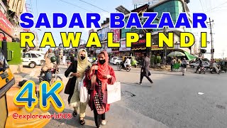 Sadar Bazaar Rawalpindi  Beautiful Pakistan  Walking Tour  Stunning Pakistan [upl. by Niknar33]