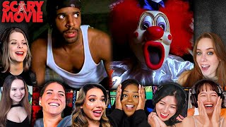 TOP quotScary Movie 2 Clown Attackquot Reactions Scary Movie 2 2001 Movie Reaction First Time Watching [upl. by Leikeze]