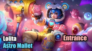 Lolita Astro Mallet Skin Special All Star Entrance Upscale 4K Mobile Legends [upl. by Cecilius]