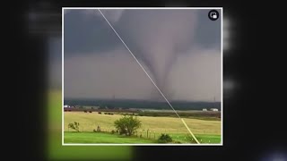 Tornado spotted near Windthorst Texas [upl. by Melissa]